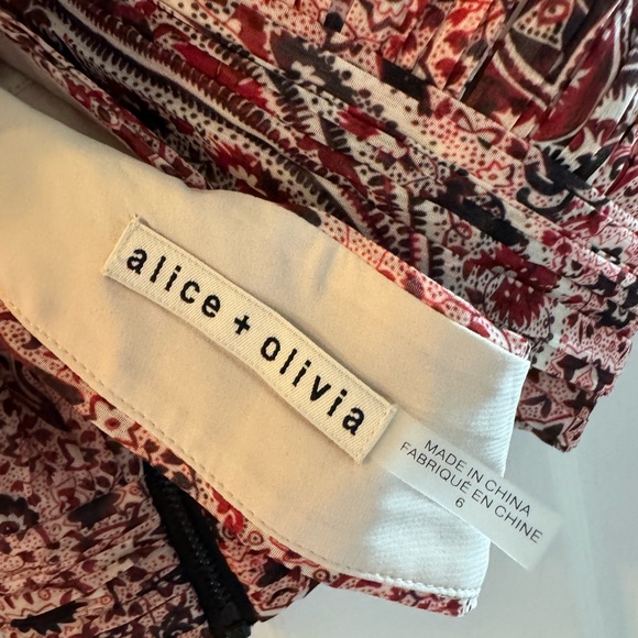 Alice & Olivia Paisley Chia Crop Top - Excellent condition - worn 1x! - Picture 5 of 5